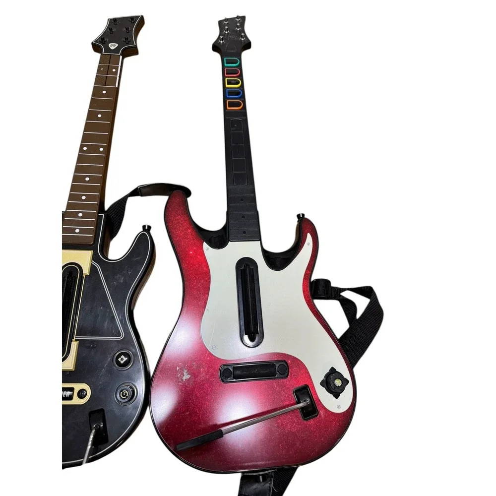 Guitar Hero Gaming Controller Guitars Lot Of 3-‎ Untested